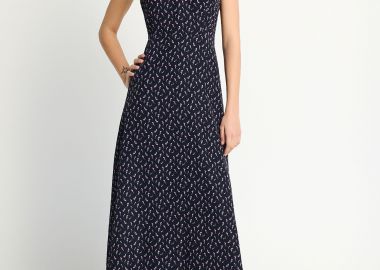 Γυναικείο midi φλοράλ φόρεμα - FUNKY BUDDHA - 