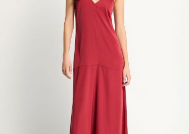 Γυναικείο midi φόρεμα - FUNKY BUDDHA - 