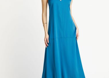 Γυναικείο midi φόρεμα - FUNKY BUDDHA - 