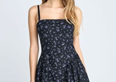 Γυναικείο μίνι φόρεμα με βολάν - FUNKY BUDDHA - 