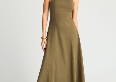 Γυναικείο μίντι φόρεμα - FUNKY BUDDHA - 