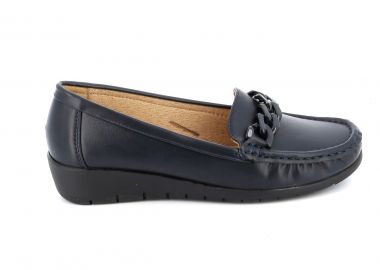 Γυναικείο Μοκασίνι Qunhui Shoes Χρώματος Μπλε A2265 - QUNHUI SHOES - 