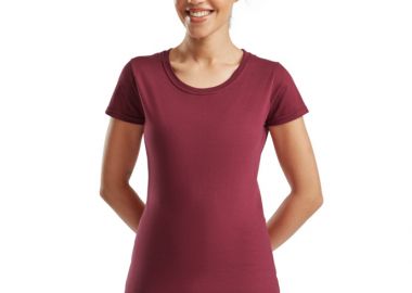 Γυναικείο Μπλουζάκι 61-424-0 Fruit of the Loom Burgundy - Fruit of the Loom - 
