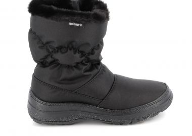 Γυναικείο Μποτάκι Adam's Apres Ski Χρώματος Μαύρο 591-22509-29.1 - ADAM'S - 