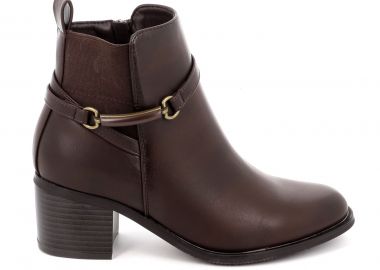 Γυναικείο Μποτάκι B-Soft Χρώματος Καφέ 88011 - B-SOFT - 