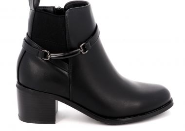 Γυναικείο Μποτάκι B-Soft Χρώματος Μαύρο 88011.B - B-SOFT - 