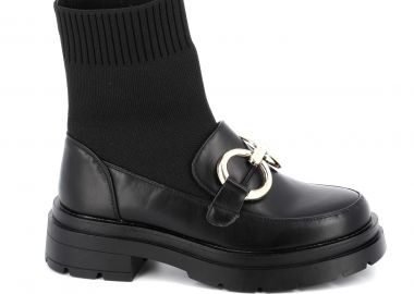 Γυναικείο Μποτάκι Meiva Ideal Shoes Χρώματος Μαύρο MP03-5726.N - MEIVA - 
