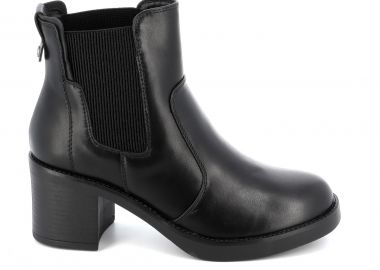 Γυναικείο Μποτάκι Pare Χρώματος Μαύρο 10326023 ΜΑΥΡΟ - PAREX - 