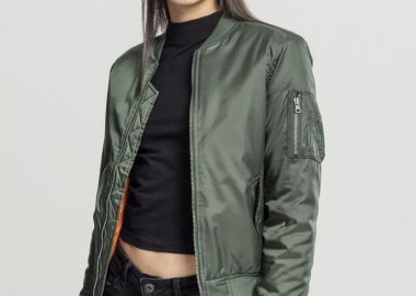 Γυναικείο Μπουφάν Bomber TB807 Urban Classics Olive - Urban Classics - 