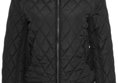 Γυναικείο Μπουφάν Diamond Quilt Nylon TB806 Urban Classics Black Black - Urban Classics - 