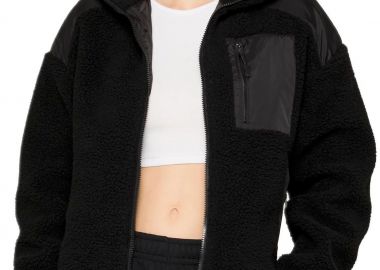 Γυναικείο Μπουφάν Sherpa Mix Jacket TB6068-00007 Urban Classics Black - Urban Classics - 