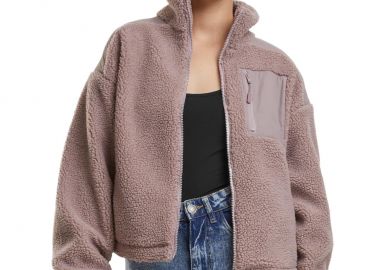 Γυναικείο Μπουφάν Sherpa Mix TB6068-02913 Urban Classics Duskrose - Urban Classics - 
