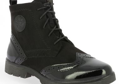 Γυναικείο Oxford Μποτάκι Λουστρίνι Jana 8-8-25265-21 - JANA SOFTLINE - 