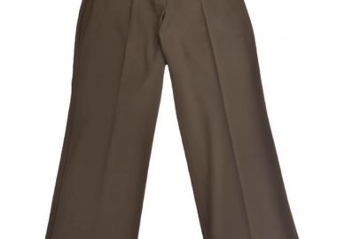 Γυναικείο παντελόνι Bigsize λαδί σκούρο - SOU - 