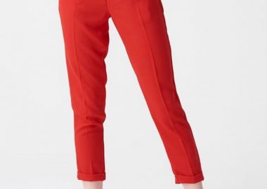 Γυναικείο παντελόνι με λάστιχο στη μέση - SOU - 