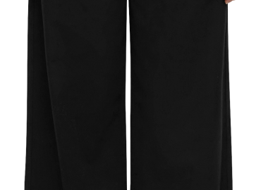 Γυναικείο Παντελόνι Organic Pleated Cotton TB6216 Urban Classics Black - Urban Classics - 