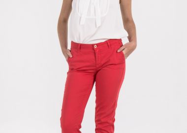 Γυναικείο παντελόνι Trussardi - 56596C53 Κόκκινο - TRUSSARDI BAZAAR - 