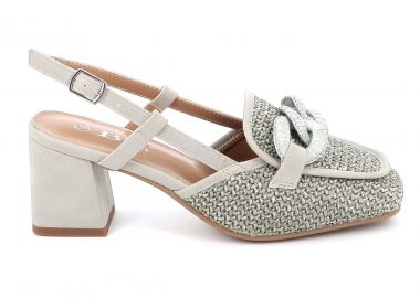 Γυναικείο Πέδιλο B-Nice Χρώματος Γκρι 1511-1 - B-NICE - 