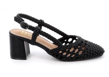 Γυναικείο Πέδιλο B-Nice Χρώματος Μαύρο 24061 - B-SOFT - 