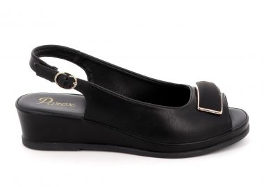 Γυναικείο Πέδιλο Parex Χρώματος Μαύρο 11633039.B - PAREX - 