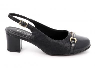 Γυναικείο Πέδιλο Piccadilly Χρώματος Μαύρο 110189-13 - PICCADILLY - 