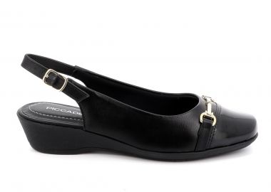 Γυναικείο Πέδιλο Piccadilly Χρώματος Μαύρο 143209-8 - PICCADILLY - 