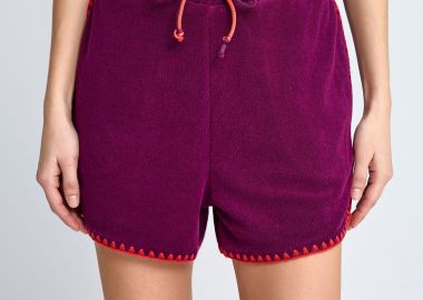 Γυναικείο πετσετέ σορτς - FUNKY BUDDHA - 