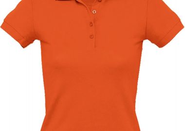 Γυναικείο πόλο πικέ People SOLS 11310 Orange -  - 