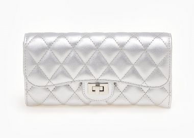 Γυναικείο πορτοφόλι - Ασημί - Issue - 