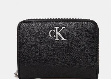 Γυναικείο Πορτοφόλι Calvin Klein Medium Zip Around LV04K1009G UB1 Μαύρο - Calvin Klein - 