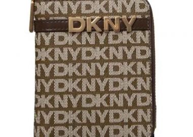 Γυναικείο Πορτοφόλι DKNY Avril R5215M25-N42 Καφέ Logo - DKNY - 