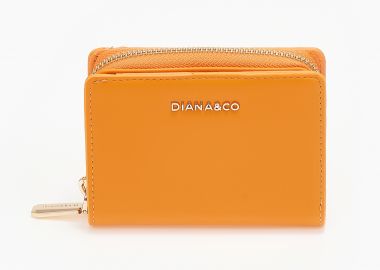 Γυναικείο πορτοφόλι με μαγνητικό κούμπωμα - Πορτοκαλί - Issue - 