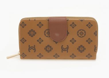 Γυναικείο πορτοφόλι με μαγνητικό κούμπωμα - Ταμπά - Issue - 