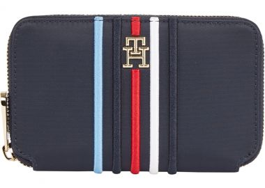 Γυναικείο Πορτοφόλι Tommy Hilfiger Large Zip Around AW0AW16018 DW6 Μπλε - Tommy Hilfiger - 