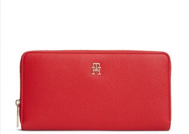 Γυναικείο Πορτοφόλι Tommy Hilfiger Large Ziparound AW0AW18483-XLG Κόκκινο - Tommy Hilfiger - 