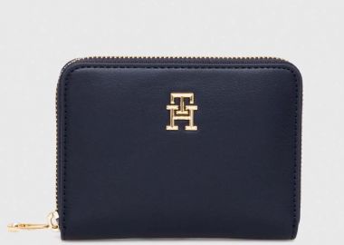 Γυναικείο Πορτοφόλι Tommy Hilfiger Medium Zip-Around AW0AW15088 DW6 Μπλε - Tommy Hilfiger - 