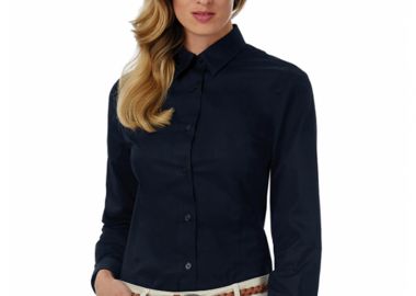 Γυναικείο πουκάμισο B & C Sharp LSL Women Black - B & C - 