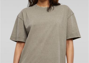Γυναικείο Πουκάμισο BY270-02726 Build Your Brand Acid Wash Oversized Asphalt - BYB - 