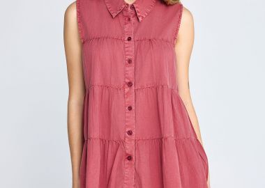 Γυναικείο πουκάμισο με βολάν - FUNKY BUDDHA - 