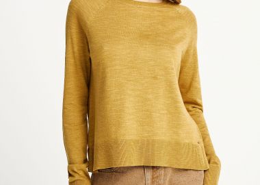 Γυναικείο πουλόβερ με λεπτή πλέξη - FUNKY BUDDHA - 