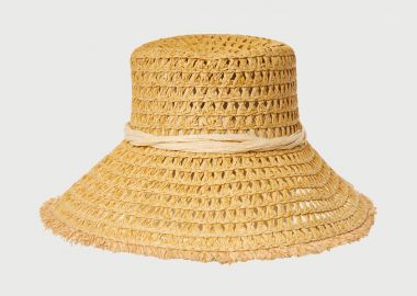 Γυναικείο ψάθινο καπέλο fedora - FUNKY BUDDHA - 
