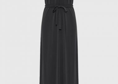 Γυναικείο relaxed μάξι φόρεμα με ζώνη στη μέση - FUNKY BUDDHA - 