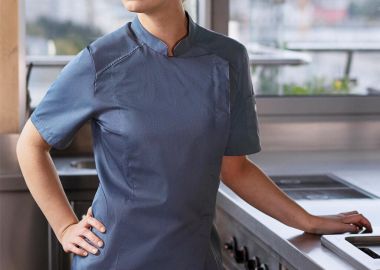 Γυναικείο Σακάκι Σεφ Κοντομάνικο Slim Γραμμή Karlowsky JF 25 Anthracite - Karlowsky - 