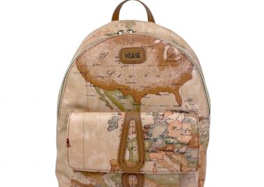 Γυναικείο Σακίδιο Πλάτης Alviero Martini Soft Backpack LE59-S578-0970 Tobacco Geo Map - Alviero Martini 1a Classe - 