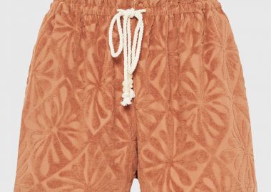 Γυναικείο σορτς από πετσετέ ύφασμα - FUNKY BUDDHA - 