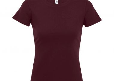 Γυναικείο T-shirt 11502 SOL'S Imperial Women Burgundy - SOLS - 