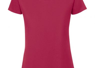 Γυναικείο T-Shirt 61-424-0 Fruit of the Loom Iconic 195 Ringspun Premium Cranberry - Fruit of the Loom - 