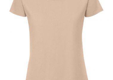 Γυναικείο T-Shirt 61-424-0 Fruit of the Loom Iconic 195 Ringspun Premium Desert Sand - Fruit of the Loom - 