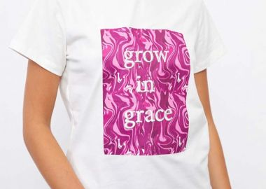 Γυναικείο t-shirt GROW IN GRACE - SOU - 