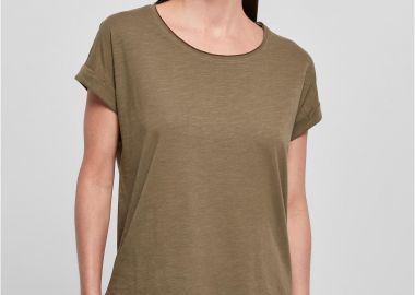 Γυναικείο T-Shirt Ladies Long Slub BY036 Build Your Brand Olive - BYB - 